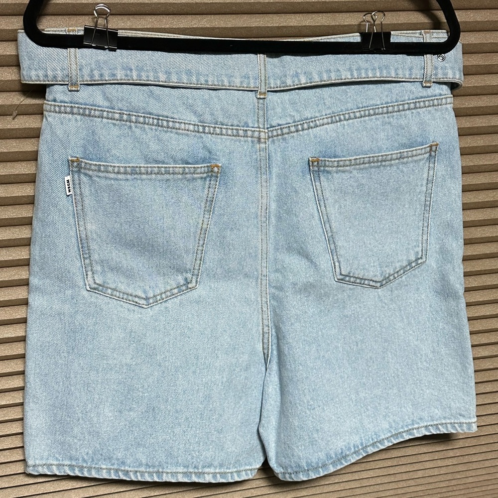 MSGM Milano Casual Light Blue Denim Shorts Size 40 (Women) - Picture 2 of 16